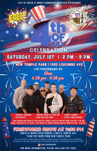 Fourth of July  Event Flyer 