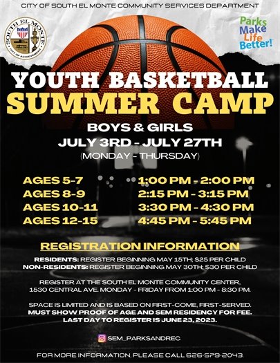 Image of Youth Basketball Summer Camp 
