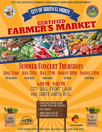 Summer Farmer's Market Flyer 