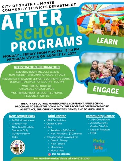 After School Program Flyer 