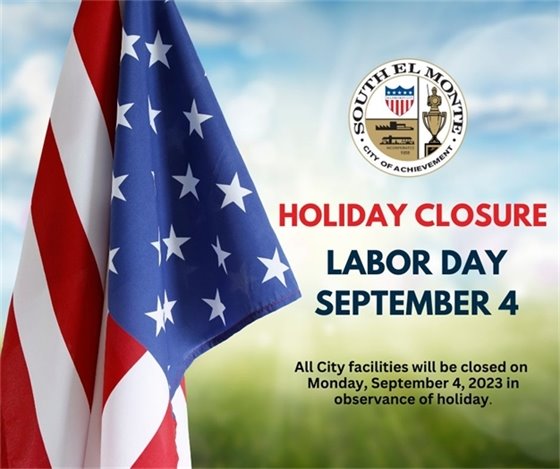 Labor Day Closure Announcement 