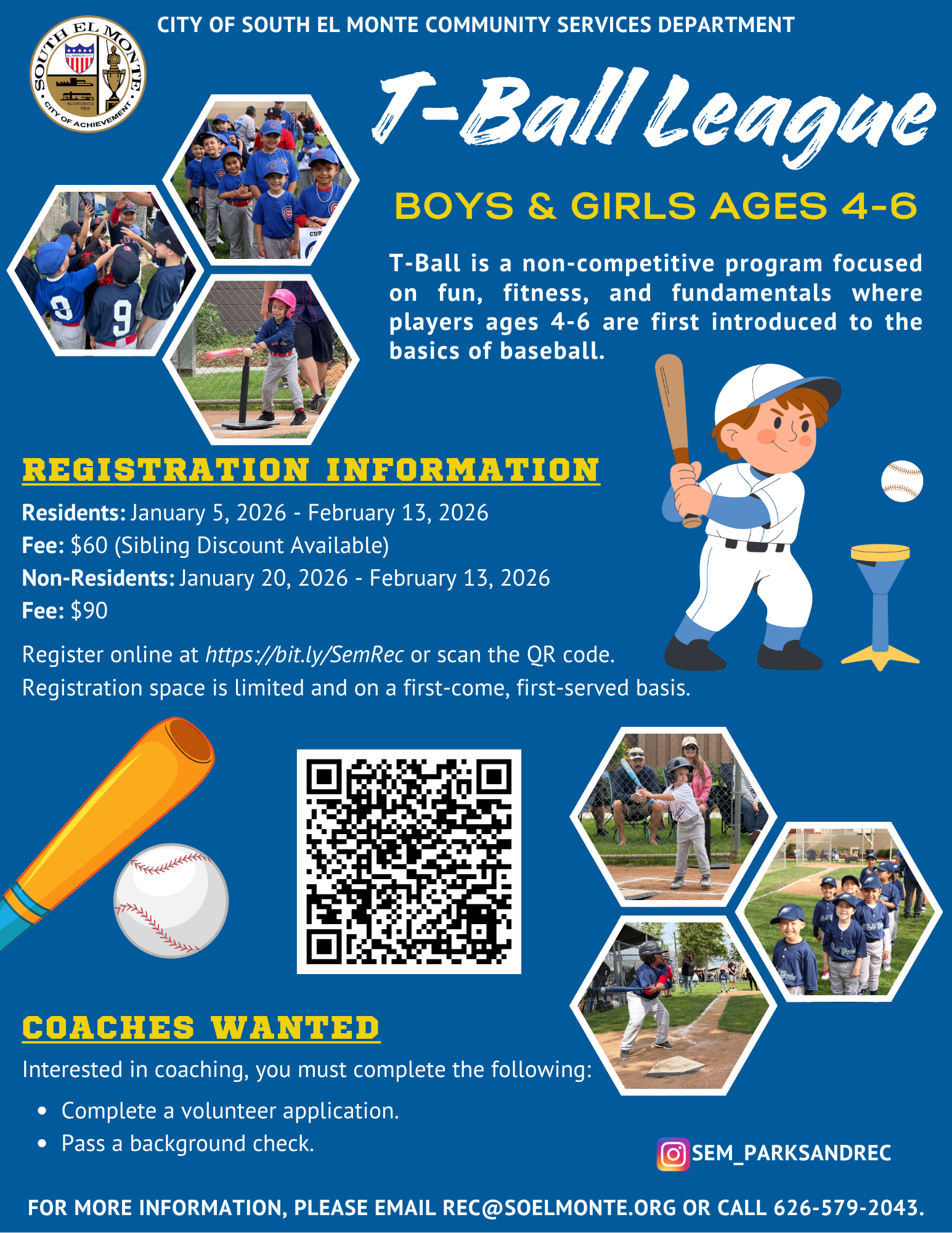 T-Ball League 2026